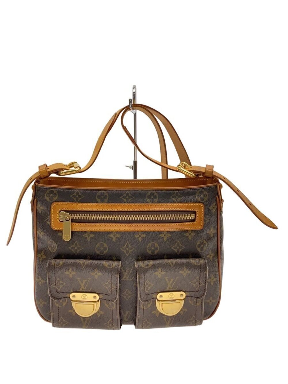 LOUIS VUITTON Hudson Monogram Canvas Brown All over